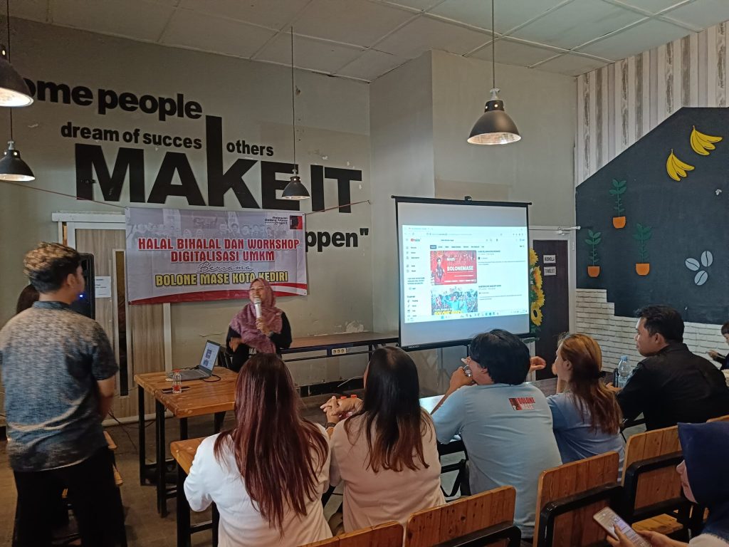 Relawan Bolonemase Kediri Gelar Workshop Digitalisasi&nbsp;UMKM