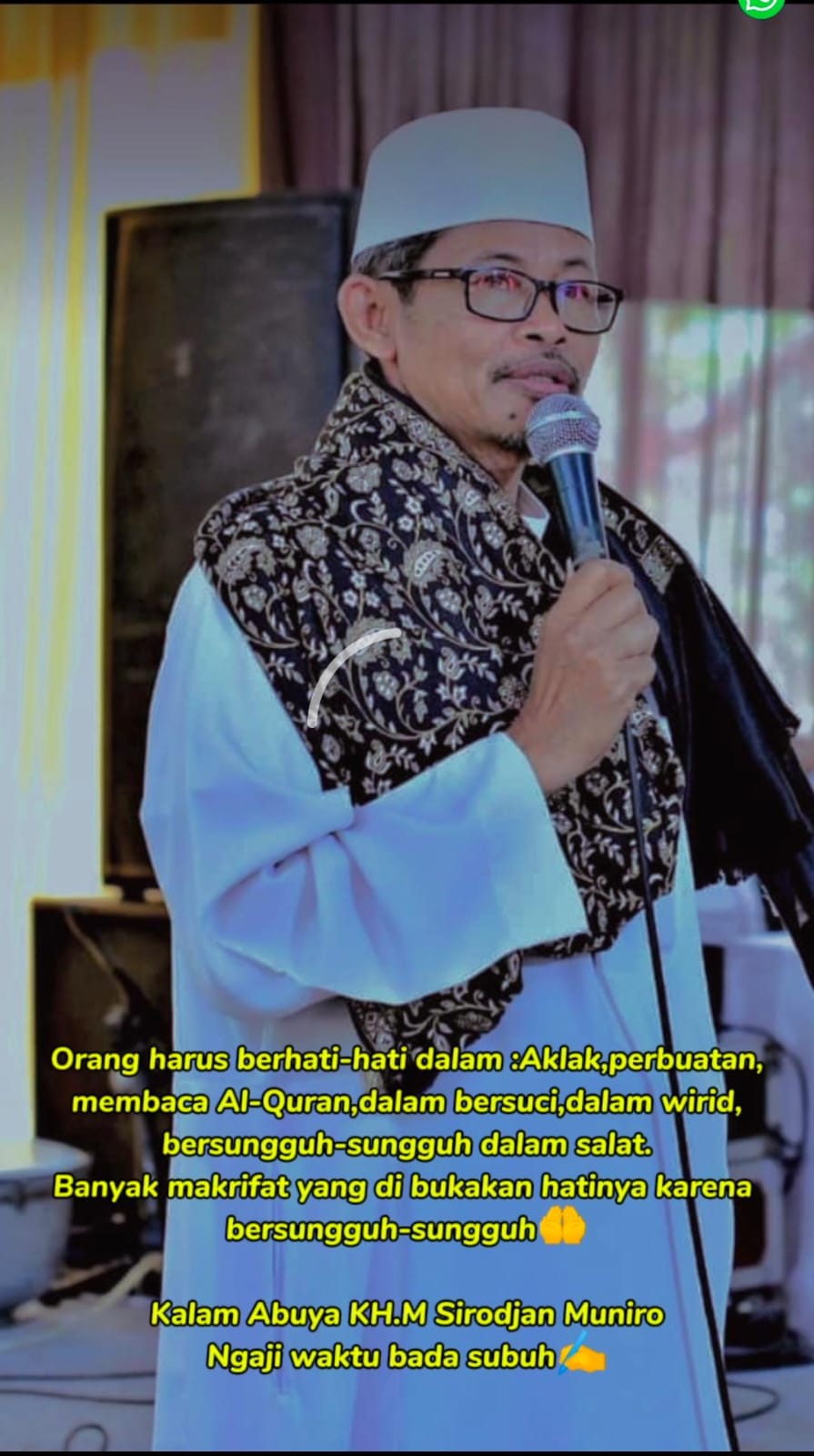 Wasiat Kebajikan Almarhum KH Shirojan Muniro Abdurrahman, Warisan Rohani yang&nbsp;Abadi