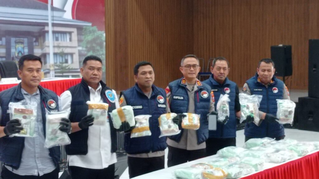 Polresta Sidoarjo Ringkus Pengedar Sabu Jaringan Internasional dengan BB 30 Kg